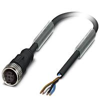 PHOENIX CONTACT 1400518 Sensor Cables / Actuator Cables SAC-4P-20,0- PUR/M12FS BK