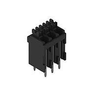 Wurth Elektronik 691410100003 Fixed Terminal Blocks WR-TBL 3.5mm pitch Monoblock THT Black Vertical Dual Pin cable entry Screwless Push In 3P