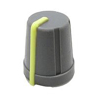 Eagle Plastic Devices 450-2518 Conical Knob SOFT TCH T18 SH GY/YL