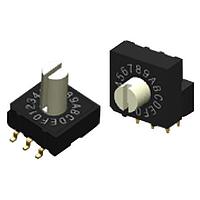 Diptronics RH3AF-16R-V-B Rotary Switches THRU-HOLE 3x3 TERM RECESSED ACT