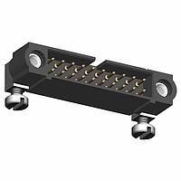 Harwin M80-5C11005M5 Power to the Board 5+5 Pos. Male DIL 24-28AWG Cable Conn. Kit, Panel Mount