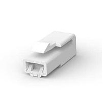 AMP Connectors - TE Connectivity 176986-1 Housing 250 DBL LOCK PLG 1P NATURAL