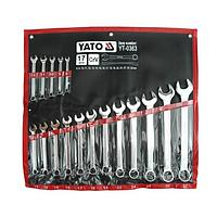 Yato YT-0363 Combination spanner set 17pcs 8-32mm