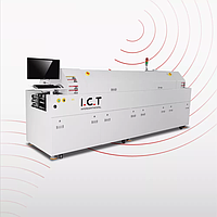 I.C.T I.C.T-S6 6 Zones SMT Lead Free Reflow Oven Machine (32KW)