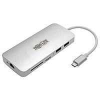 Tripp Lite U442-DOCK11-S USB Type-C to Ethernet, HDMI, Micro SD, PD Charging, SD, USB 3.2 USBC DOCK,HDMI/ETHRNT/SDCARD