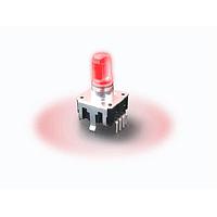 Bourns PEL12T-4226F-S1024 Incremental Red/Blue/Green LED Push Switch Flatted