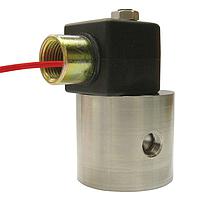 OMEGA SVH-111-24A 2-Way, NO, NC, 316 SS, Low Flow Very High Pressure Solenoid Valves (0.005 gal/min, 1/4 in, NPT Male, Direct Acting, Normally Closed)