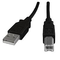 Stewart Connector SC-2ABK001F USB 2.0 USB 2.0 A Male / B Male 1ft  Black