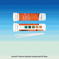 Johnson Test Papers J2.164.1C Test Strip Hi-level chlorine, PP 0~1000, 100stip