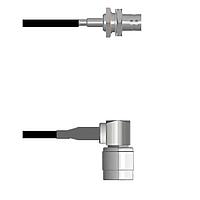 Amphenol Custom Cable Q-0404T0003072i RF Cable Assemblies BNC-SJB/TNC-RP G174 72I