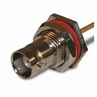 Amphenol RF 112522 Connectors BNC BULKHEAD JACK RG178/196-50 OHM