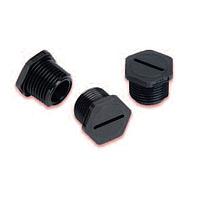 Heyco 3575B Threaded Plug LTTP PG9 BLK INTEGRAL RING