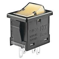 NKK Switches CWSC11JDADS Rocker Switches SPST ON-NONE-OFF AMB