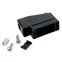 Amphenol CONEC 165X10409XE PLASTIC HOOD 25 POS BLK STRIAGHT ENTRY