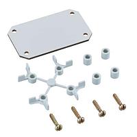 Altech 195-009 Mounting Plates 4.33 x 2.91 Mounting Plates Gray