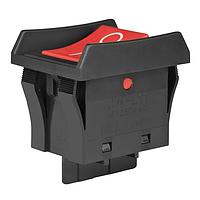 NKK Switches JWL11BC2A-A Rocker Switches SPST TV8 RTD RED CAP BLK BARIER VERT MARK