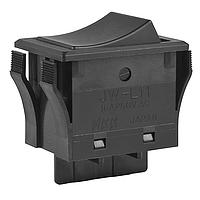 NKK Switches JWL11RAA/UCV Rocker Switches SPST TV8 RATED BLACK CAP & BODY