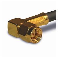 Amphenol RF 132122 Connectors SMA R/A PLUG 58/ LMR195 GOLD