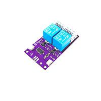 Soldered 333025 Relay 2-channel relay board with easyC