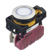 IDEC CW4L-M1E01QM4PW Standard Switches Illuminated PB 22MM 1NC PW