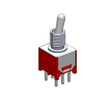 Dailywell 2MD1T2B3M2QES Toggle Switches DPDT ON-ON PC MOUNT