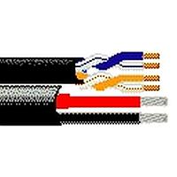 Belden 5284US 010500 Sound, Security and Alarm 24AWG 2PR UNSHLD 500ft SPOOL BLACK
