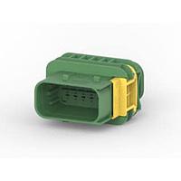AMP Connectors - TE Connectivity 3-1564414-1 Housings 12POS, TAB 1.6X0.6, TAB HSG, ASSY