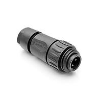 Amphenol Tuchel C016 20H003 210 12 Connectors 3+PE MALE STRT BLK SCW GLD INT ST RELF