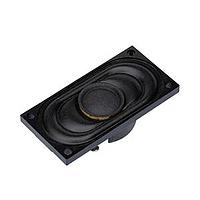 Same Sky (formerly CUI Devices) CDS-4020-16 Electromagnetic 40 x 20 mm, Rectangular Frame, 1.5 W, 16 Ohm Neodymium Magnet Cloth Cone Speaker