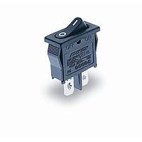 E-Switch R6AWHTGRYFF Rocker Switches 10A 125VAC SPST On-Off White/Gray