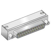 Glenair 280-029S1S9MEPA D-Sub Connectors - Standard Density Rt ang PC tail w/ jackposts recept