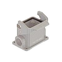 HARTING 19302061290 Accessories 6B Surface Mount Housing, Single Lever, Low Construction, 2xM20 - High Mating Cycle Version