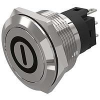 EAO 82-6151.2000.B001 Anti-Vandal 82-6151.2000.B001.pushbutton.maintained.22 mm.stainless steel.flush/flat.no LED.no colour.no LED.soldering terminal.On OFF