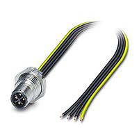 PHOENIX CONTACT 1424132 AC Power Cable SACC-DSI-M12MSS- 4CON-M16/0.5PE