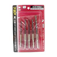 TOP Kogyo ECD-3564 Hex Shank Concrete Drill Set (5pcs)