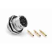 Amphenol SINE Systems RT071823SNH-K Connector Kits Jam Nut Recpt Socket 16Awg 23 pin