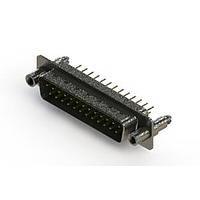 EDAC 627-M25-220-GT6 D-Sub Connectors - Standard Density Vertical Machined D-Sub Connectors