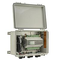 Banner Engineering DEK1500-B1R1-A PLC Controllers DXM1500 B1 Controller; AT&T North America Only; 900 MHz ISM Radio; NEMA Rated Enclosure; 8 Holes with Glands & Vent; Backup Battery Included