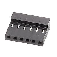AMP Connectors - TE Connectivity 3-644502-6 Receptacle Housing 06P MTA156 CONN ASSY 18AWG LF