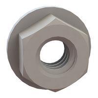 Essentra Components 0425020LPN Hex Washer Nut Hex Washer Nut, 1/4-20 Thread, .575 OD