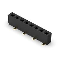 GCT (Global Connector Technology) BG125-05-A-1-1-0440-N-C Headers & Wire Housings 5w, 2.54mm Pitch Socket, SIL, SMT, Vert, D/Ent, R1, GF, T+R+F