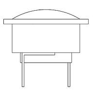 VCC 2620QK4 Neon Panel Mount Indicators WHITE DIFFUSED 7/8" MOUNTING HOLE