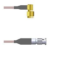 Amphenol Custom Cable Q-3800Y000H120i RF Cable Assemblies SMA-RP/HDBNC-SP G142 120I