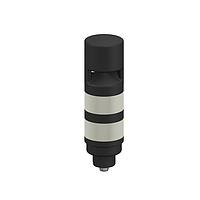 Banner Engineering TL50HGRAOS3Q Tower Lights High Intensity Tower Light: 2-Color Sealed; Omnidirectional Pulsed Audible Indicator; Voltage: 18-30 V dc or 24 V ac; Environmental Rating: IP67; Input: Bimodal; Colors: Green Red; 4-pin M12 Integral QD