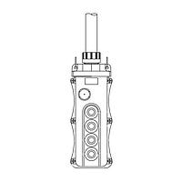 Molex 1301260310 Push Button Pendant 5054 W/505B-5M, 505PL-RB & 505SW-1