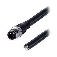 Same Sky (formerly CUI Devices) CDM1254-04D-01MST-3M-67 Sensor Cables / Actuator Cables Straight,Shielded,D-Code 4PIN ,Screw Copper alloy,PVC  3.0M