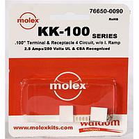 Molex 76650-0090 Connector Kits KK-100 Connector Kit Recep and term 4Ckt