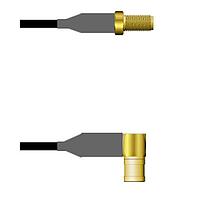 Amphenol Custom Cable Q-2Z03U0008011i RF Cable Assemblies SMA-SJ/SMB-RP RG58 11I
