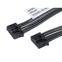 Molex 224089-1052 Specialized Cables KK Plus 250-to-KK Plus 250 2.50mm P SR 150mm Lgth 5 Ckts Blk