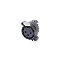 NEUTRIK NC3FAH Receptacles 3C FEMALE RECP horz PCB Mnt